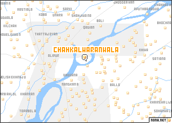map of Chāh Kalwārānwāla