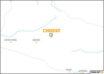 map of Chāḩkān