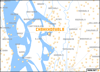 map of Chāh Khorwāla