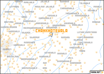 map of Chāh Khotewāla