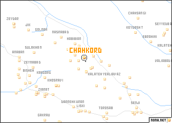 map of Chāh Kord