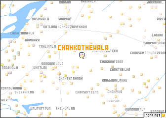map of Chāh Kothewāla