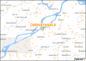 map of Chāh Kothiwāla