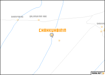 map of Chāh Kūh Bīrīn