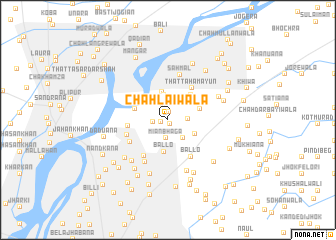 map of Chāh Laiwāla