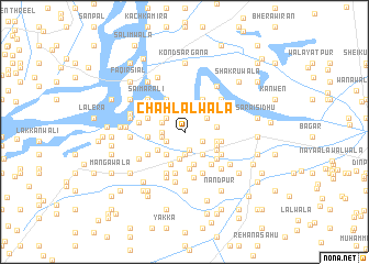 map of Chāh Lālwāla