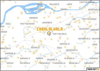 map of Chāh Lālwāla