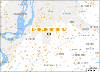 map of Chāh Lohāranwāla