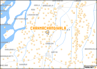 map of Chāh Machandīwāla