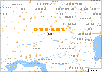 map of Chāh Mahbūbwāla