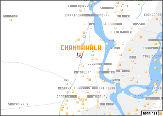 map of Chāh Māiwāla
