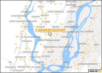 map of Chāh Makauriān