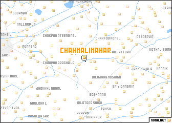 map of Chāh Māli Mahār