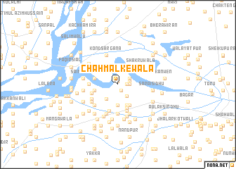 map of Chāh Malkewāla
