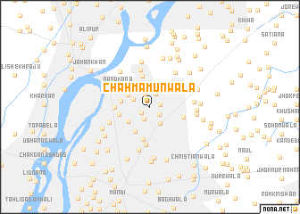 map of Chāh Mamunwāla