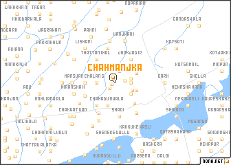 map of Chāh Manjka