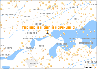 map of Chāh Maulvi Abdul Karīmwāla