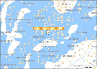 map of Chāh Mazāriwāla