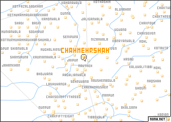 map of Chāh Mehr Shāh