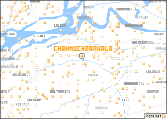 map of Chāh Muchrānwāla