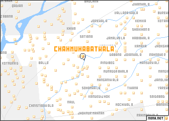 map of Chāh Muhābatwāla