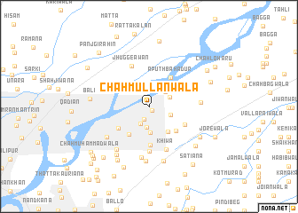 map of Chāh Mullānwāla