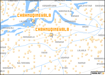 map of Chāh Muqīmewāla