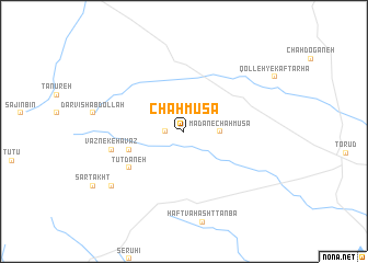 map of Chāh Mūsá