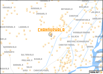 map of Chāh Nūrwāla