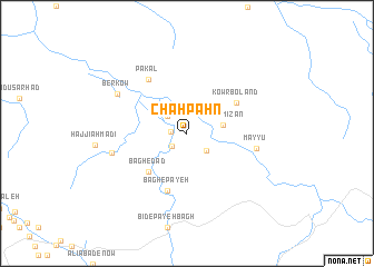 map of Chāh Pahn