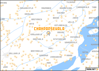 map of Chāh Parsewāla