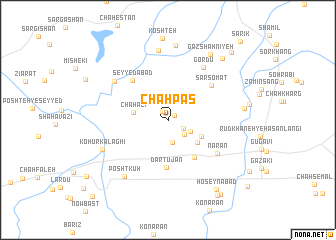 map of Chāh Pas