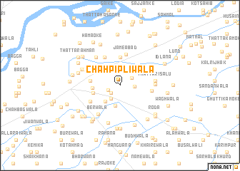 map of Chāh Pipliwāla