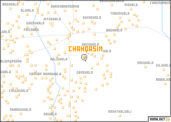 map of Chah Qasim