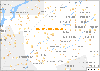 map of Chāh Rahmānwāla