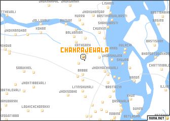 map of Chāh Rājewāla