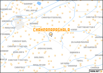 map of Chāh Rāna Paghāla