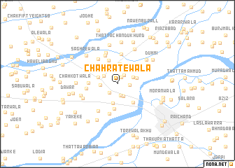 map of Chāh Ratewāla