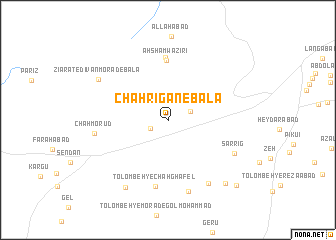 map of Chāh Rīgān-e Bālā