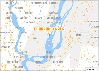 map of Chāh Rohelwāla
