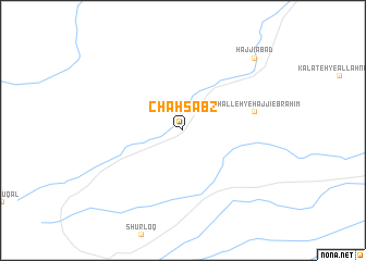 map of Chāh Sabz