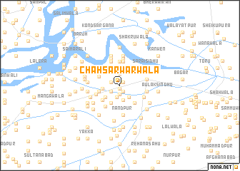 map of Chāh Sarwārwāla