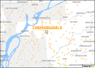 map of Chāh Shaduwāla