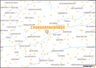 map of Chāh Shāmā Kamboh