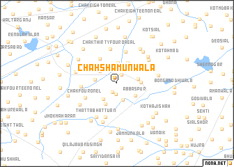 map of Chāh Shāmūnwāla