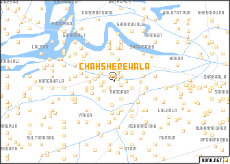 map of Chāh Sherewāla