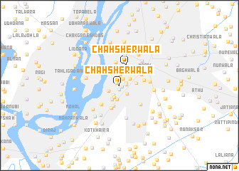 map of Chāh Sherwāla