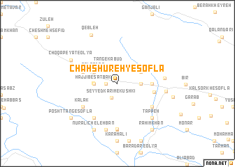 map of Chāh Shūreh-ye Soflá