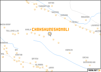 map of Chāh Shūr-e Shomālī