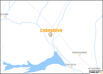 map of Chāh Sorkh